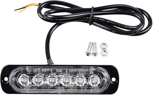 Miniatura 8 de corp - Barra de luz estroboscópica de emergencia de alta intensidad, 96 LED, de 51 pulgadas, para techo y 8 luces intermitentes ultra delgadas (4 x