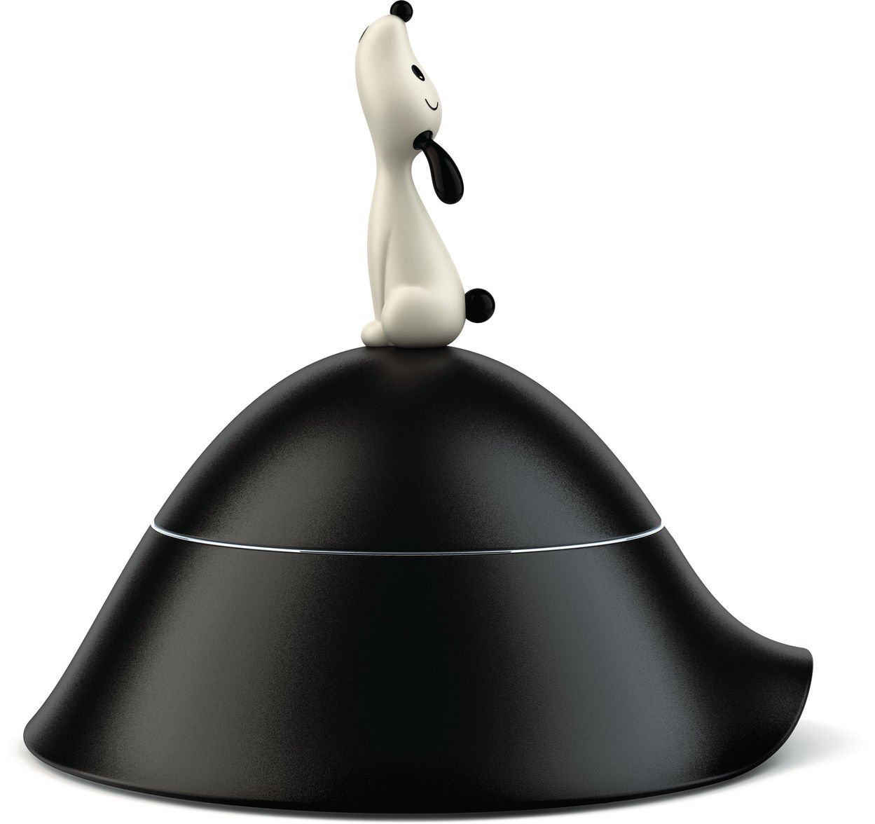 Alessi Lula Dog Bowls Black