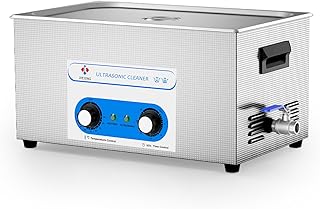 Ultrasonic Cleaner 22L Heated Jewelry Cleaner Ultrasonic Machine 40kHz Knob Control Ultrasonic Jewelry Cleaner (Basket Included)