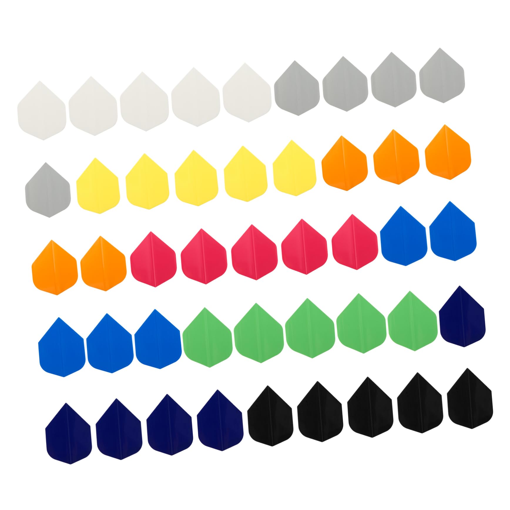 BESPORTBLE Flights Solid Wings 1 Set/45pcs Tail Wings Accessory Improved Flight Balance