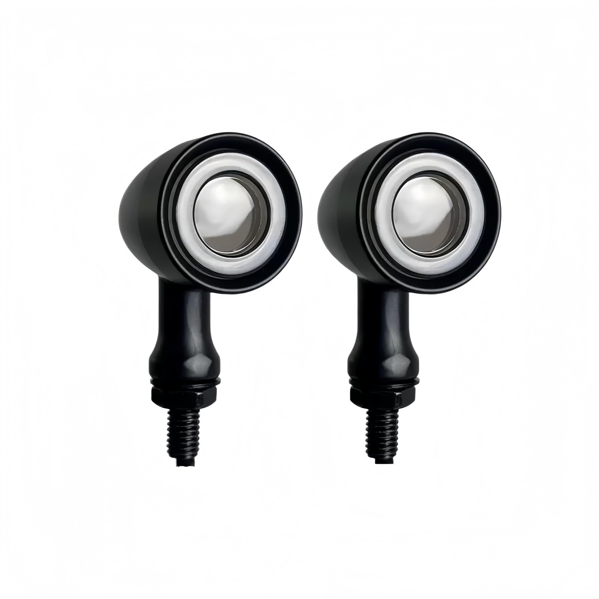 Indicador tipo bala motocicleta delantero para LED para Chopper Bobber