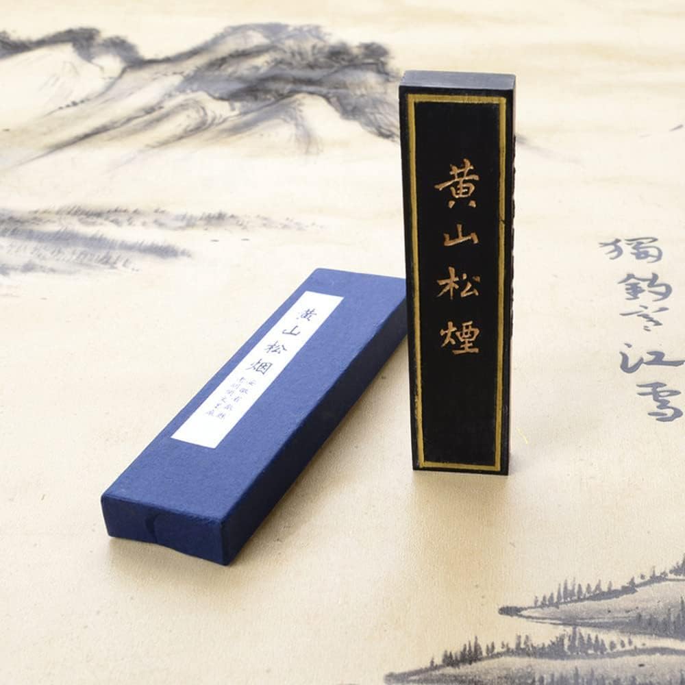 Ink Block，Ink Sticks，Handmade Oil Smoke Ink Stick 3.8" Drawing Writing Ink Stick Chinese Painting Painting Painting Calligraphy Brushes Ink Block