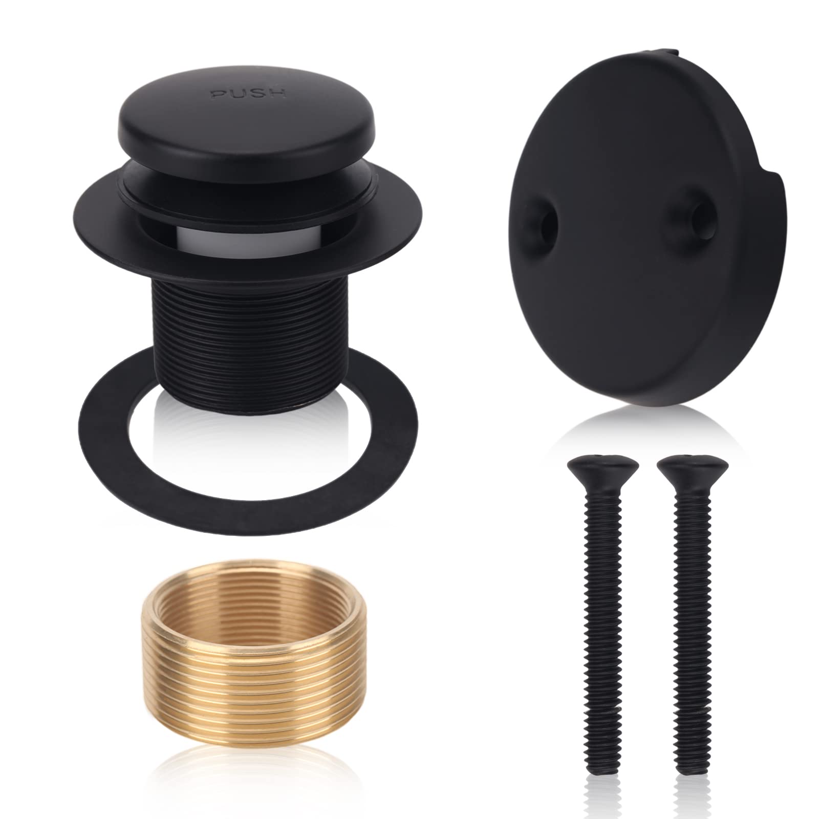 Buy Black Bathtub Drain Tip Toe Tub Conversion Kit Assembly,ZZFZZGM Tub