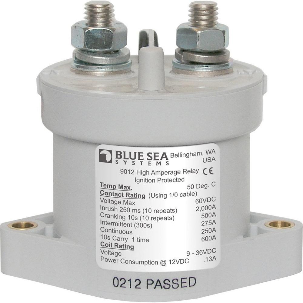 1 - Blue Sea 9012 Solenoid Switch L-Series 12-24V