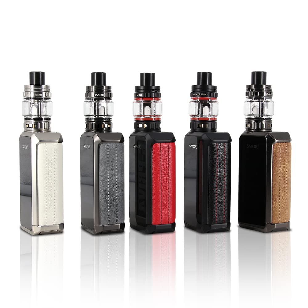 SMOK G-PRIV 4 Kit | 230 W G Priv 4 Mod mit Vollfarb-Touchscreen-Mod und 6,5 ml TFV 18 Mini Tank V18 Mini Coils V9 Mesh Coil Ohne Nikotin (Rot)