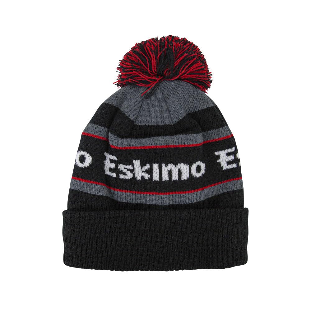 EskimoBlack Ice Pom Hat Beanie, One Size