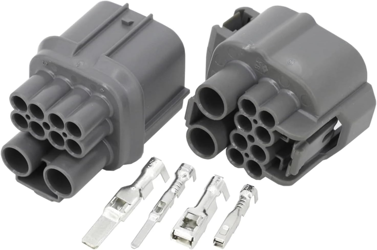 10 Pin Car Waterproof Connector Wire Harness Plug With Terminal DJ7101-2.2-6.3-11/21(Female Plug,10 Sets)