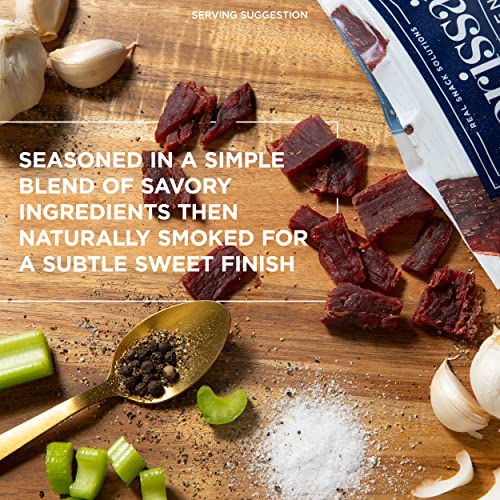 Lorissa's Kitchen Premium Grass-Fed Steak Strips, Original, 2.25 Oz. 1 Count - No Added Msg Or Nitrites, Keto Friendly Snacks & Gluten Free, More Tender Than Traditional Beef Jerky #TOP2