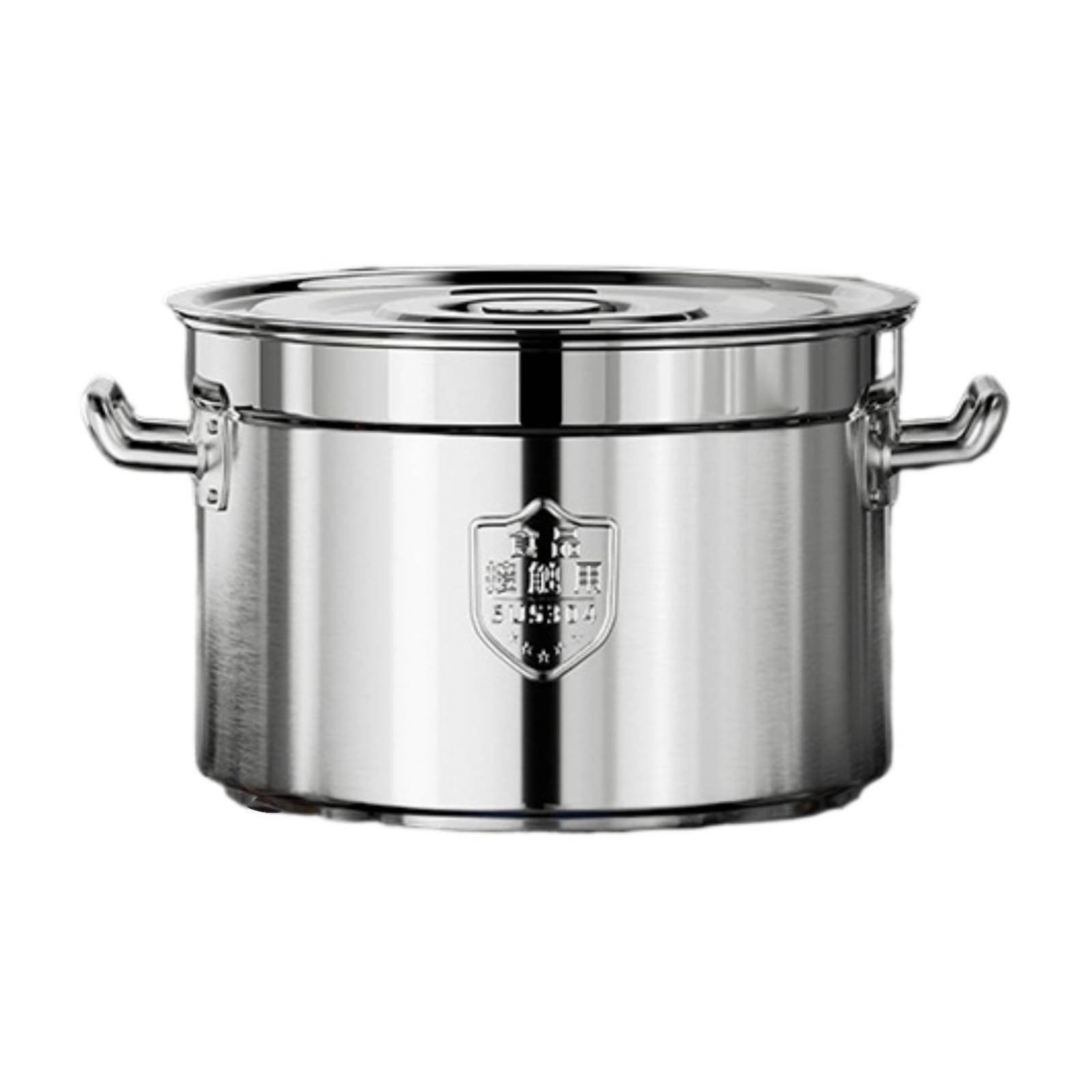 Marmite en Acier Inoxydable Marmite Casserole Faitout Cocotte Multiusage pour Bouillir Pâtes et Mijoter Bases Savoureuses Adaptée à Service Traiteur Événements Préparation de Lots, 30 21