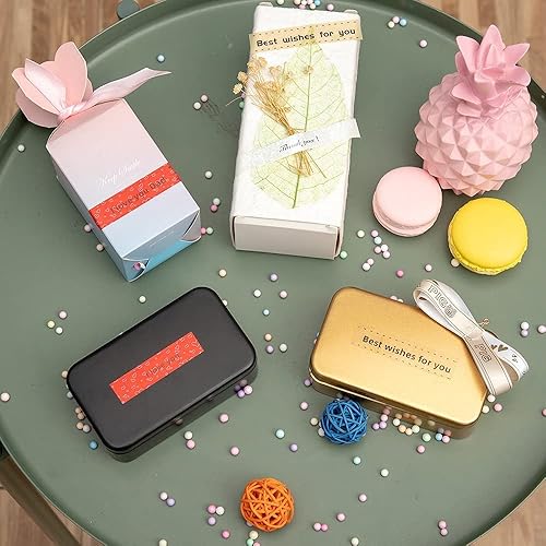 Miniatura 26 de Phomemo Labels D30 - Cinta de etiquetas autoadhesivas, etiquetas maestras de impresión en negro sobre blanco, papel térmico autoadhesivo, 160