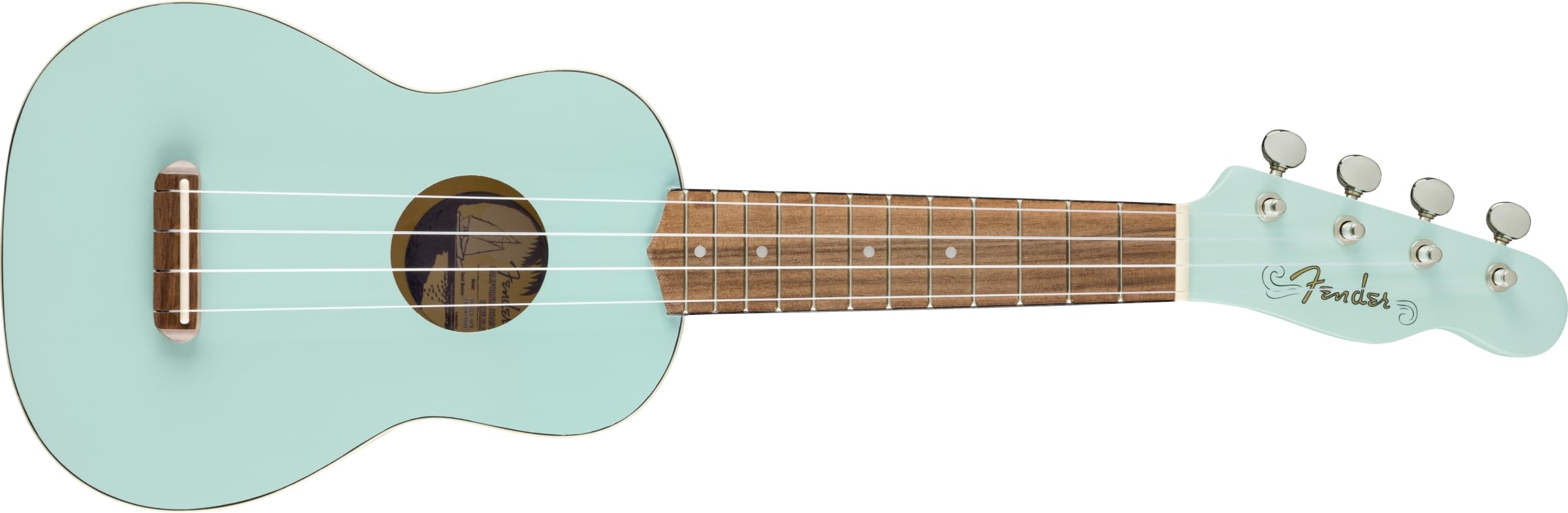 – Venice Soprano Ukulele, Walnut Fingerboard, Daphne Blue, Comes with Free Virtual Lessons