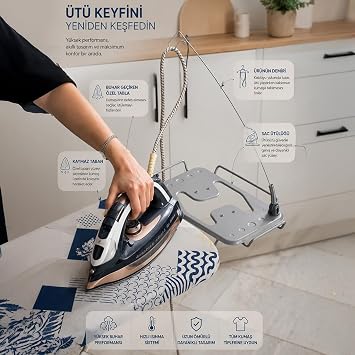 Perilla 9997 Iron Ütü Masası 40x150 cm