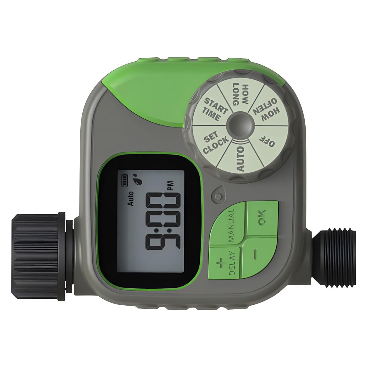European Connection Automatic Vegetation Water Timer for Balcony and Yard with Basic Control Panel Easy Use Irrigation Device