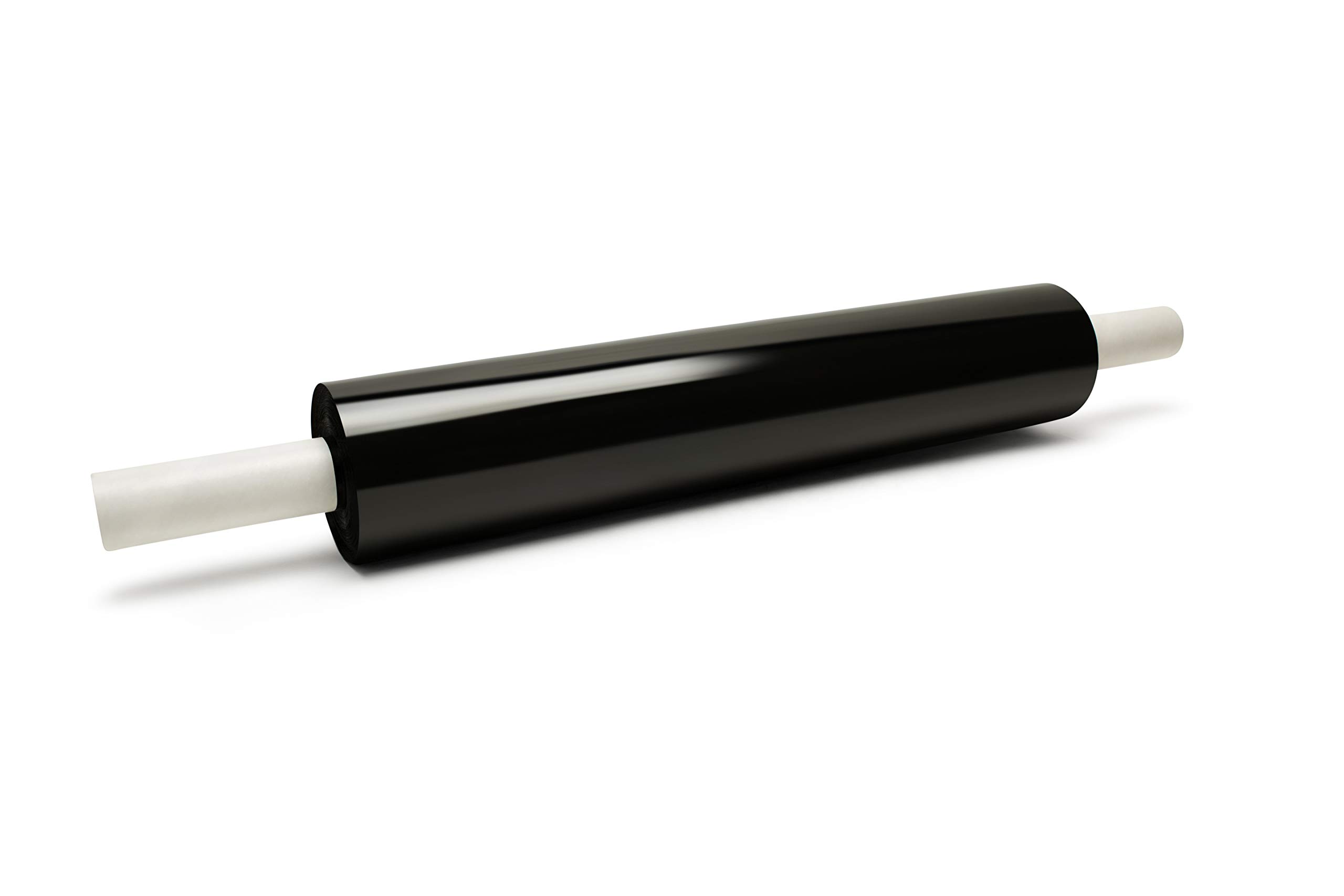 1 Roll Extended-Core Black Color Pipe Wrap Stretch Film 20