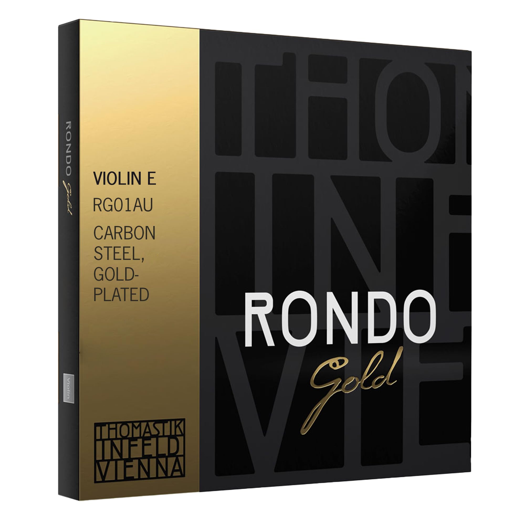 Corde Per Violino Thomastik Rondo Gold E Acciaio Al Carbonio, Dorato RG01AU - 4