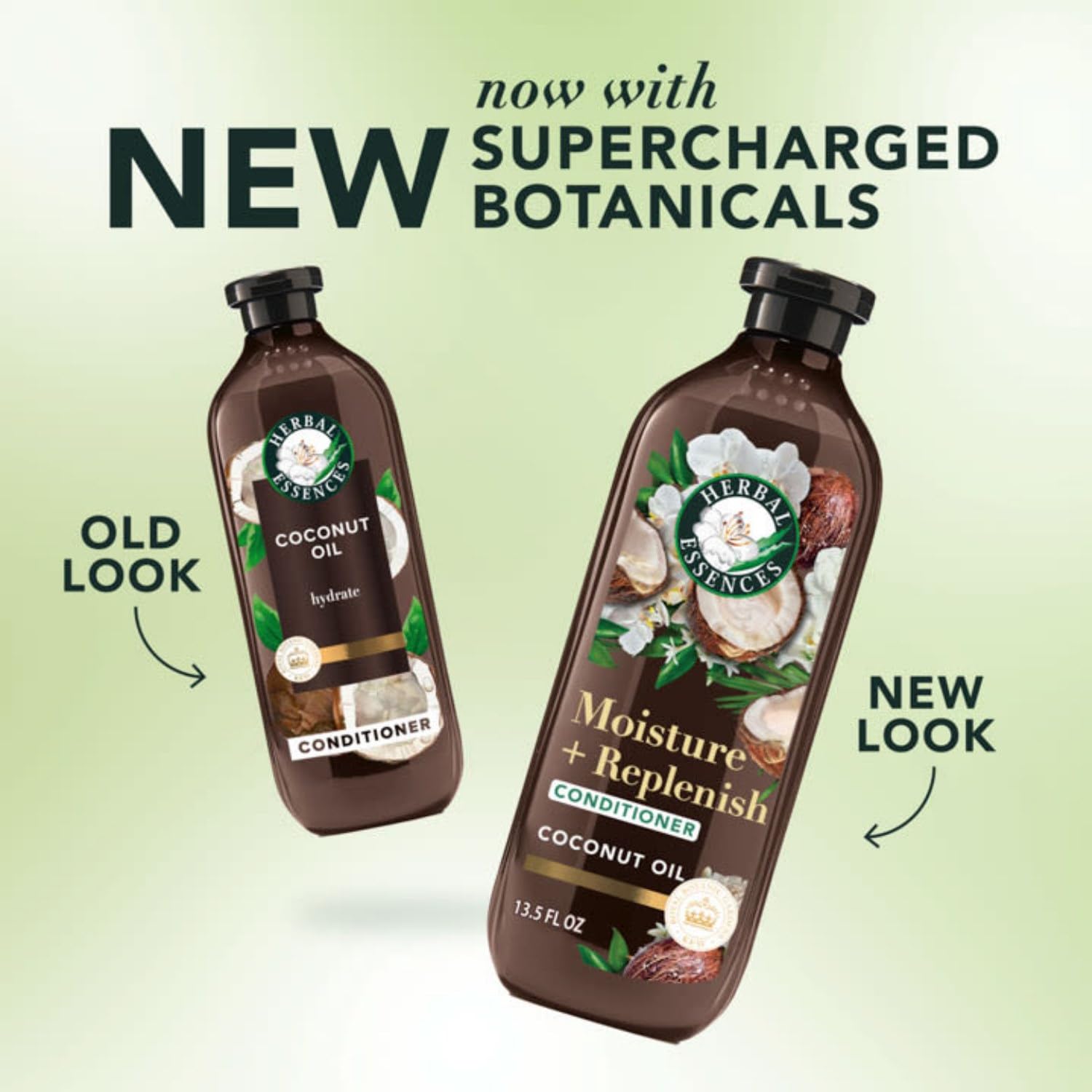 Herbal Essences, BioRenew odżywka bez siarczanów, mleko kokosowe, 400 ml, dwupak