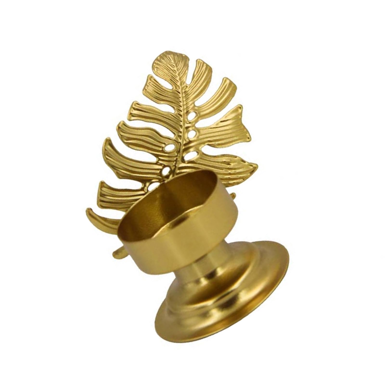 PANGBOER Iron Candlestick Centerpieces Tealight Holder Designs Metal Stand for Warm Lighting Table Decors Iron Candlestick