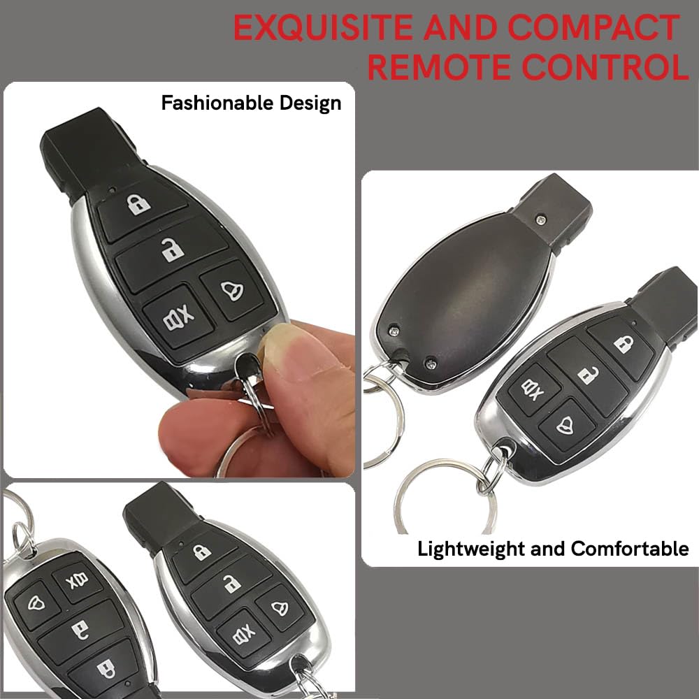 UniV/e*rsal Dispositif d'alarme de voiture, dispositif d'alarme de voiture, système d'alarme de vibration pour voiture 12 V, convient pour les voitures DC 12 V