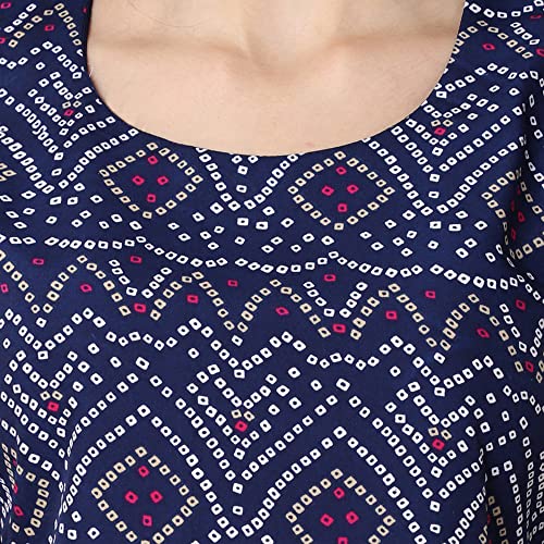 Image of Pinkmint Women's Crepe Grey Color Floral Printed Straight Kurti[NB-530357]