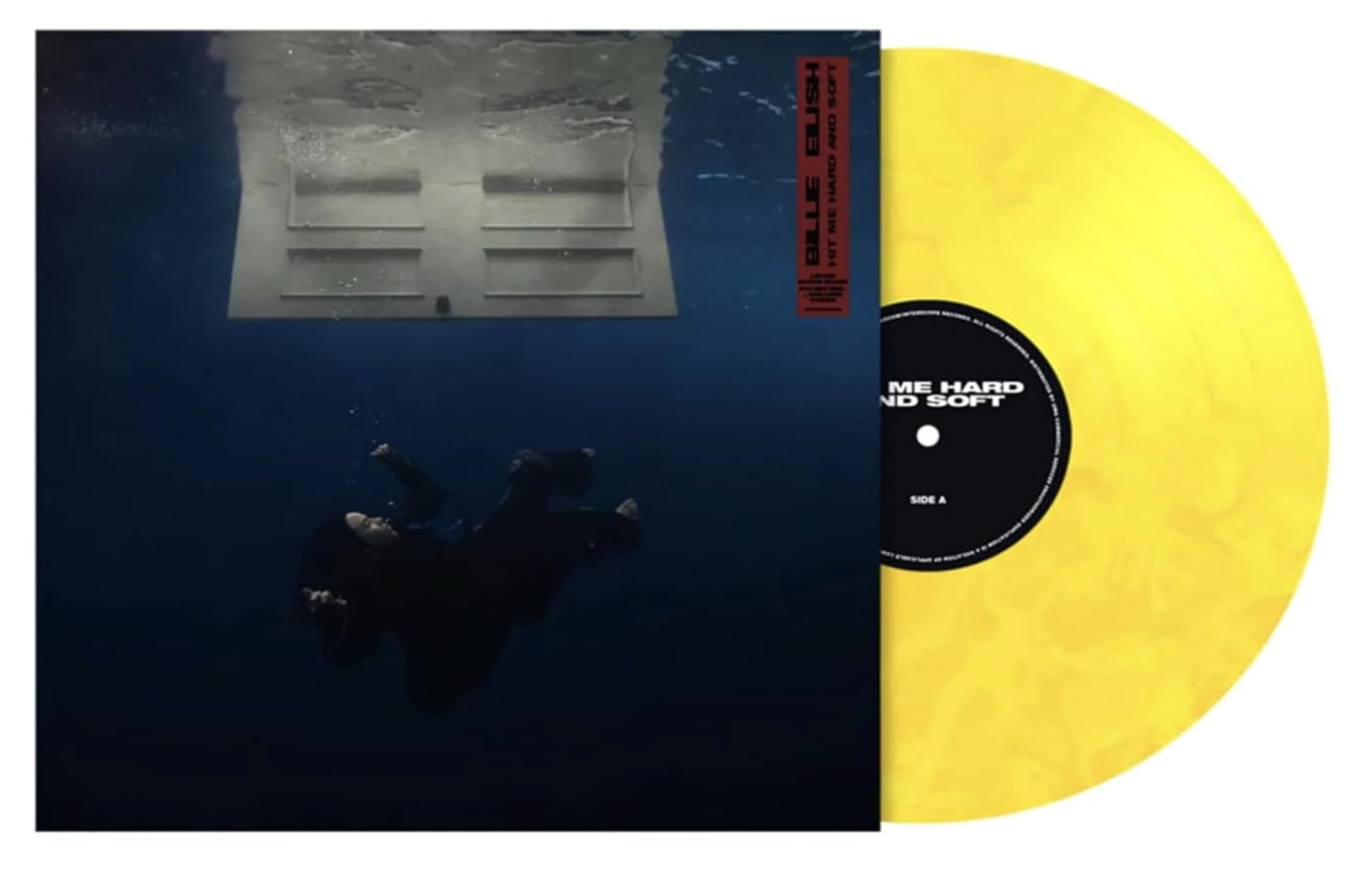 Billie Hit Me Hard And Soft Sun Beam Yellow w/ Poster and printed inner sleeves!