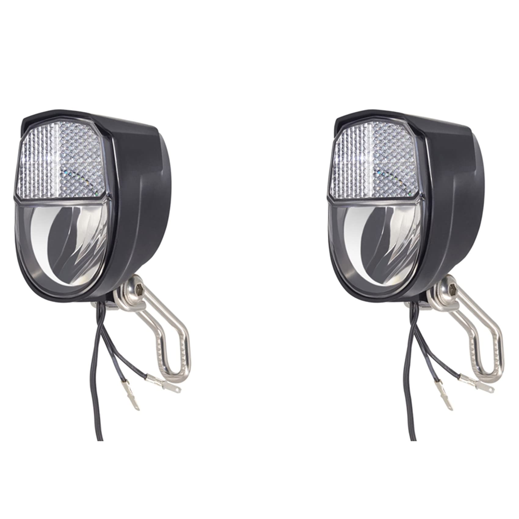 Luces de dinamo para bicicleta de 6V 3W con faros LED de alta potencia para ver claro de noche 6