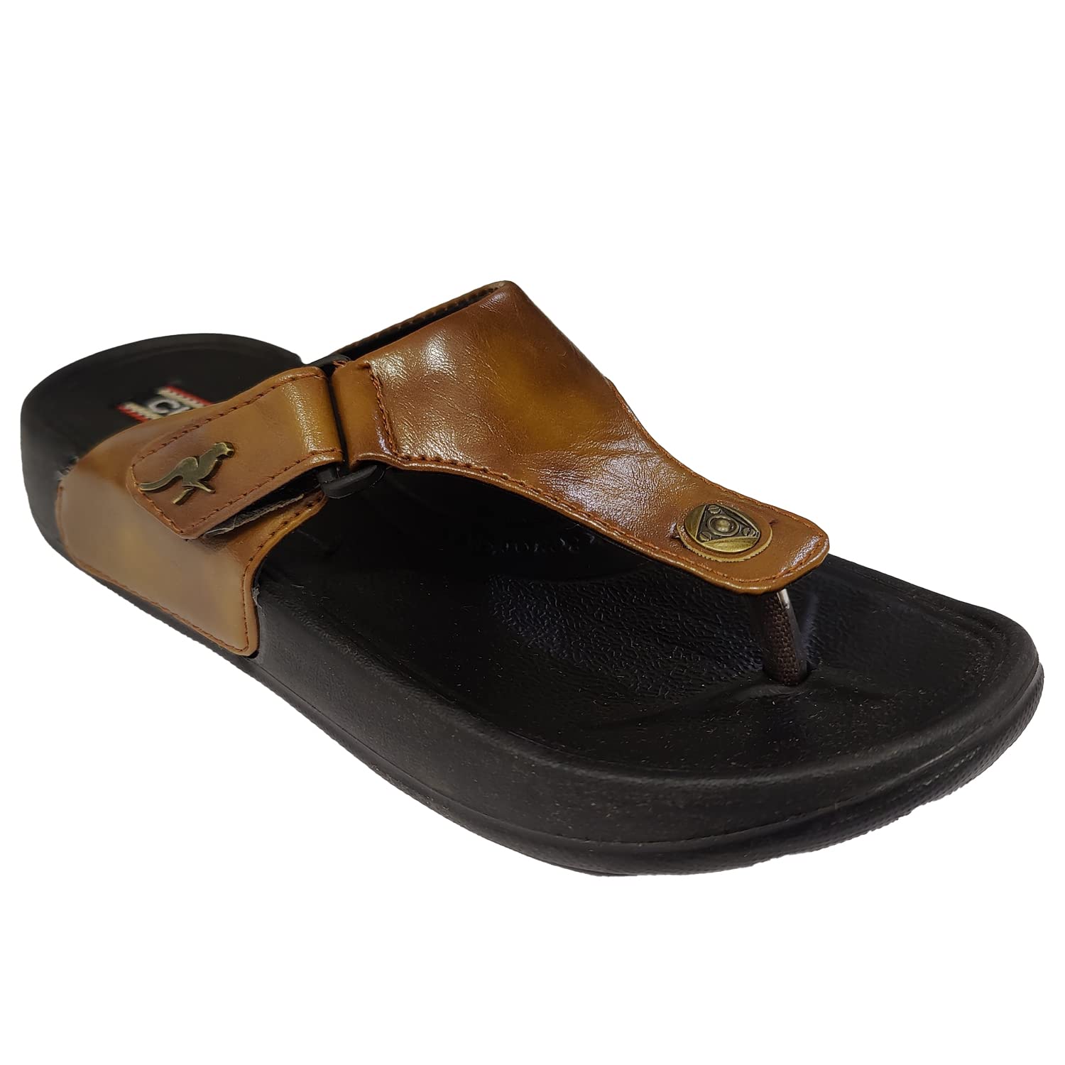 Ethics Comfort Flip-Flop & Slippers For Mens (Tan, numeric_9) (B091Q7FMHD) Amazon Price History, Amazon Price Tracker