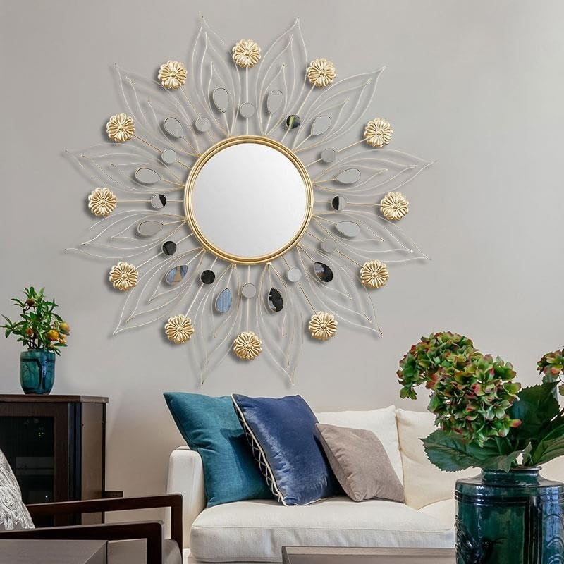 CHROX Sculpture d'art Mural De Luxe Moderne Et Léger, À Suspendre pour Intérieur Et Extérieur, Salle De Bain, Cuisine, Salle À Manger, Chambre À Coucher, Salon, 137 X 77 X 8 Cm.
