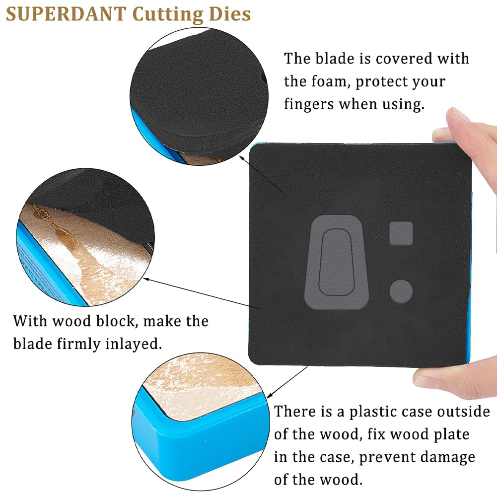SUPERDANT Leder Stanzformen Creolen Für Frauen Statement Ohrringe Leder Stanzform Stanzmaschine 2 Stile Stanzmaschine Kunstleder Stanzform Für Frauen Und Mädchen Schmuck Baumelnde Ohrringe Geschenke