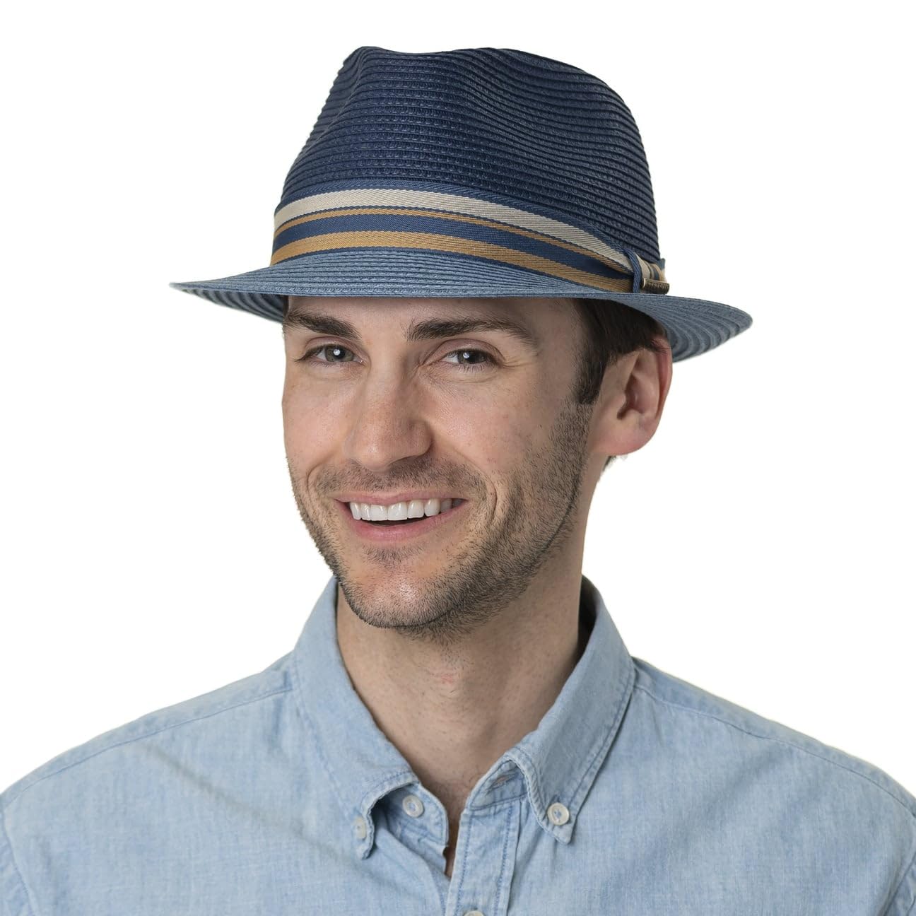 Stetson Licano Sombrero Trilby Proteccion UV 40+ Unisex Primavera Verano