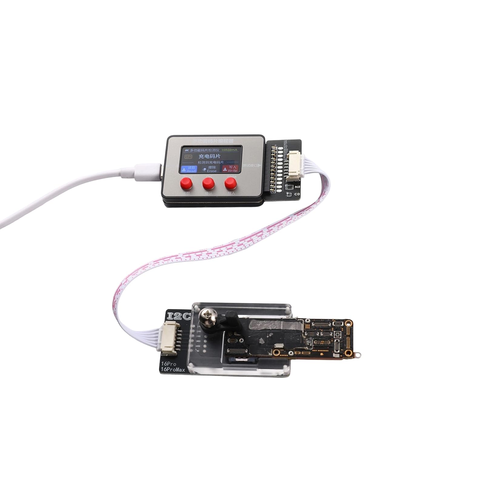 Tsophreniq A Professional Chip Tool Charging Chip Programmer For Ensures Ccurate Dat Transfer Every Time Stable Contacts Design Programmer Clip