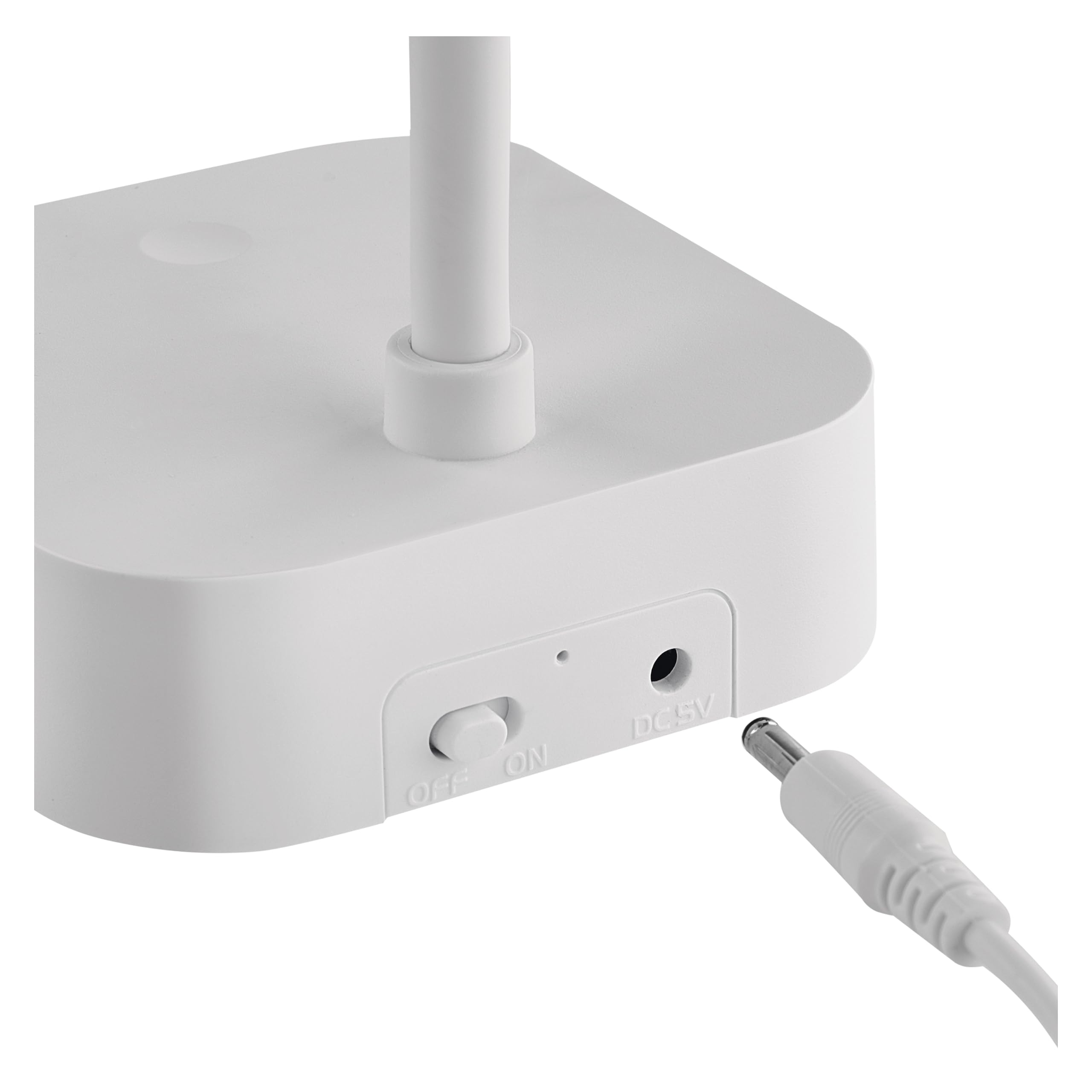 EMOS Lampada da scrivania a batteria EMILY, lampada da tavolo a LED ricaricabile via USB, durata 96 ore, potenza 2 W, luminosità 100 lm, senza fili, flessibile, regolazione continua, cavo di ricarica