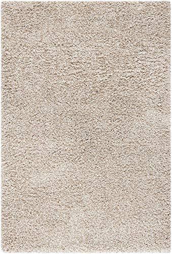 Image of F & B RUGS ; SUPERIOR QUALITY PRODUCTS Firoz and Brothers Handwoven Super Soft Indoor Modern Shag Microfibre Silky Fluffy Smooth 6x8 feet Beige A