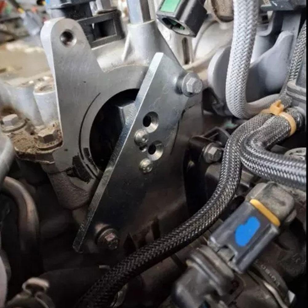 Set di strumenti di fasatura per 1 2 motori EB2, tra cui albero a camme essenziale e serrature volano per una precisa fasatura del motore e valutazione delle condizioni della cinghia