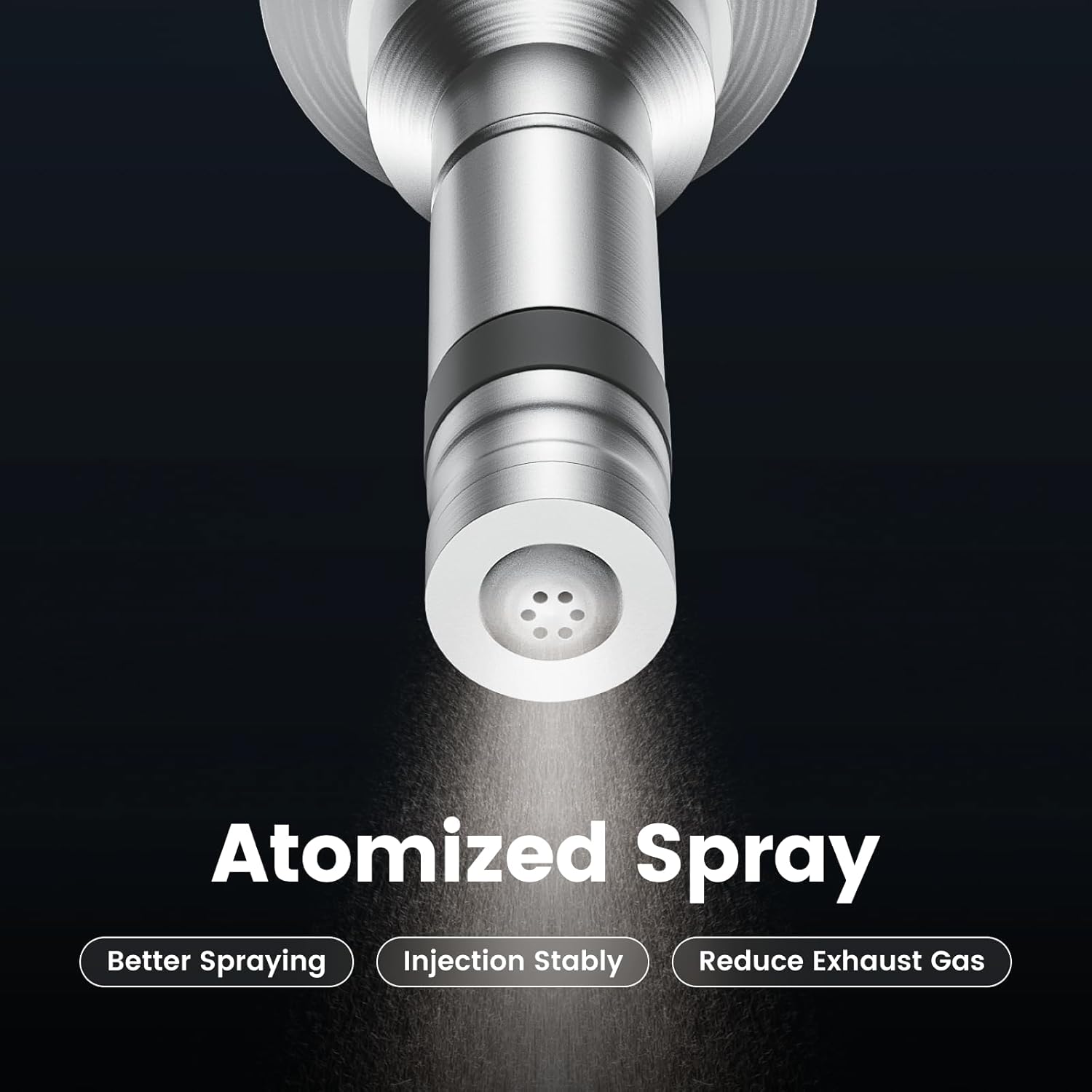 GDI Fuel Injectors Set of 4 Compatible with Hyundai Accent Veloster 1.6L 2012-2017 Kia Rio 1.6L 2012-2017 Soul 1.6L 2012-2016,6 holes,353102B110