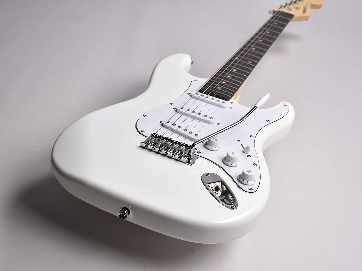 Amazon.co.jp: BUSKER'S BST-STD SWH Electric Guitar, Stratocaster