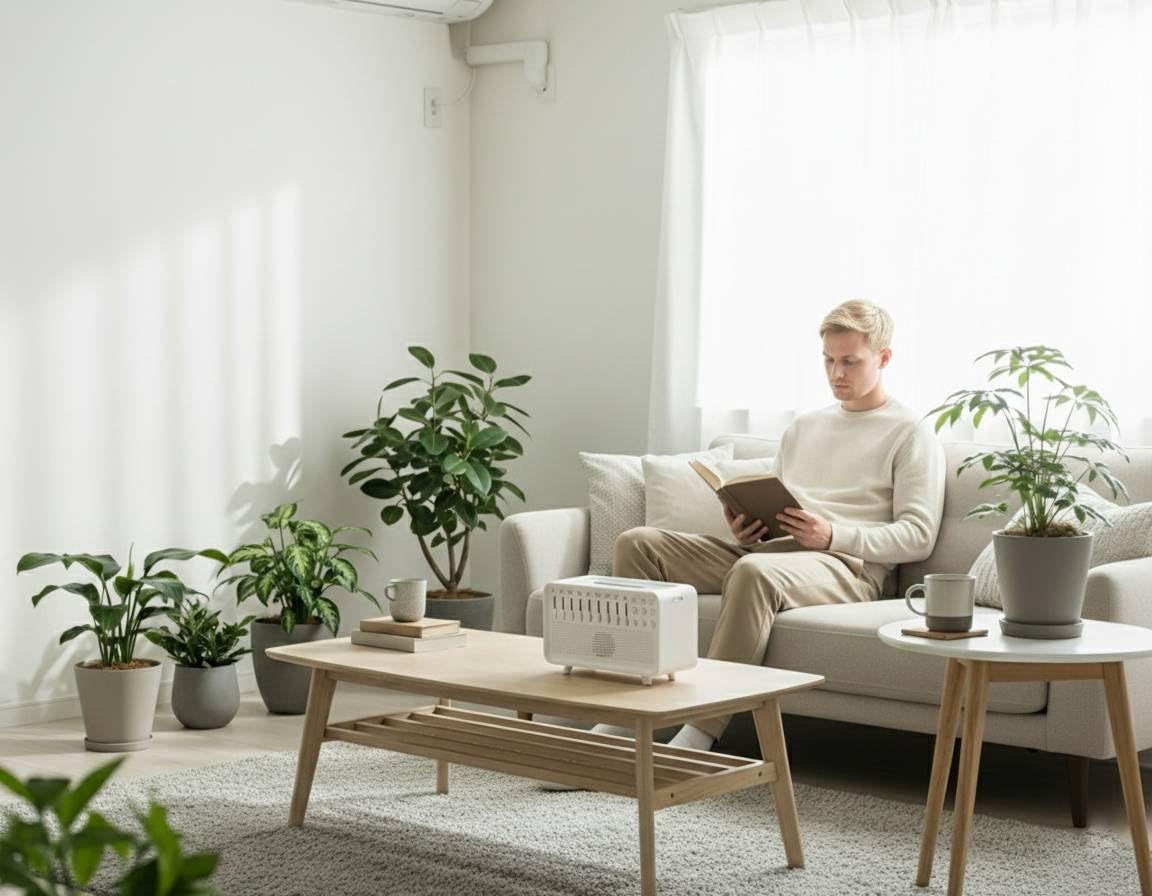 Shopia Humidificador con Ruido Blanco 4 en 1 Máquina de Sonido Blanco y Difusor de Aromas para Bebés Adultos