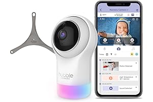 Nursery Pal Glow Deluxe Smart HD Baby Camera: The Ultimate Hubble Camera...