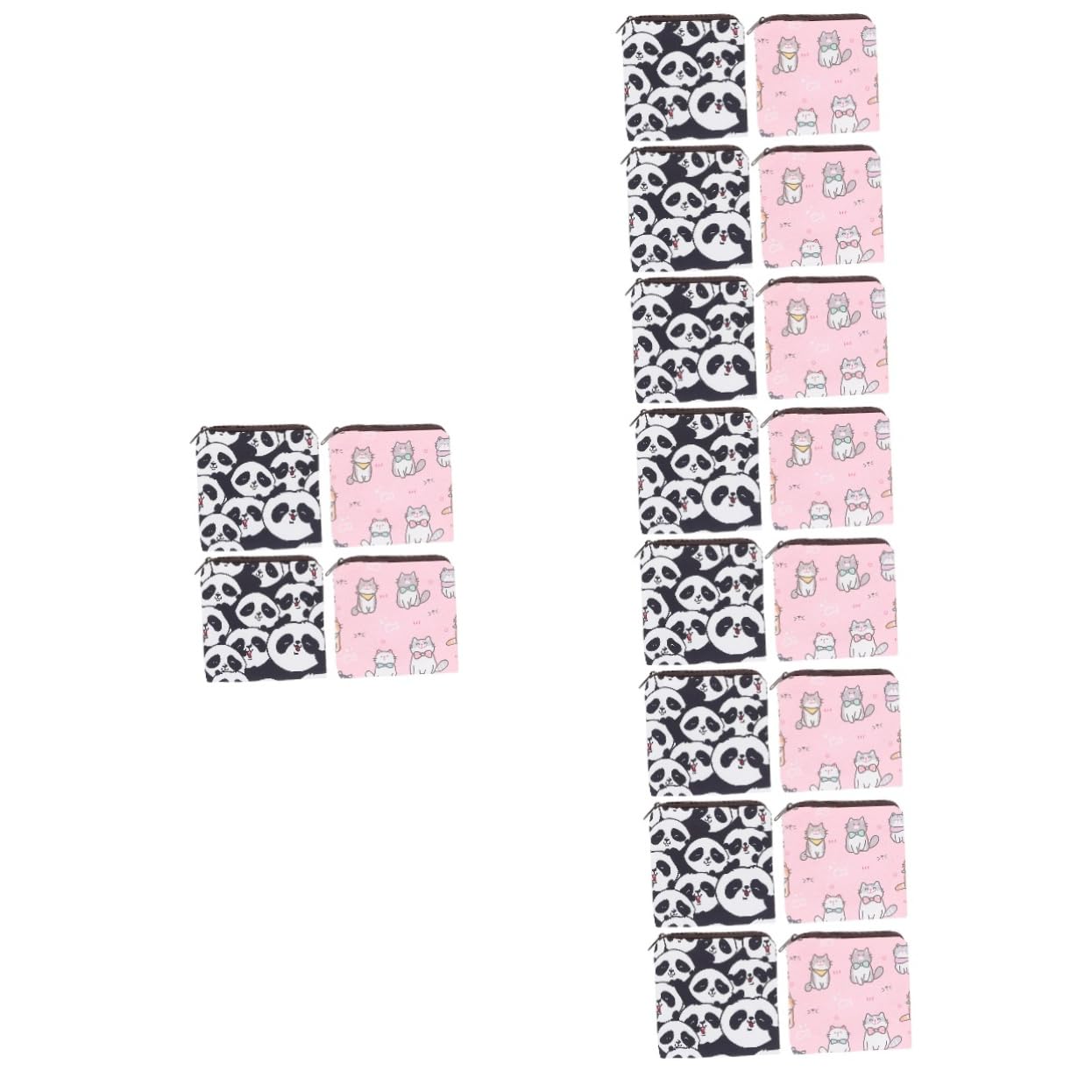 FOMIYES 20 Stk Aufbewahrungsbeutel für Damenbinden Tamponbeutel Tasche für Stillmatten für Mädchen Reisebehälter aufbewahrungstasche Damenbindentasche kleiner Artikelbehälter Polyester