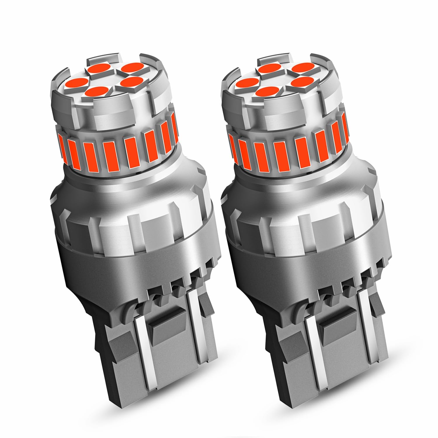 OXILAM t20 led ブレーキランプ レッド t20 led ダブル 3倍の明るさ 爆光 t20 led ブレーキ・テールランプ 23連LEDチップ付き 高輝度 取り付け簡単 車検対応 赤 ダブル 球 無極性 t20 ストップランプ 2個セット（フラッシュなし）