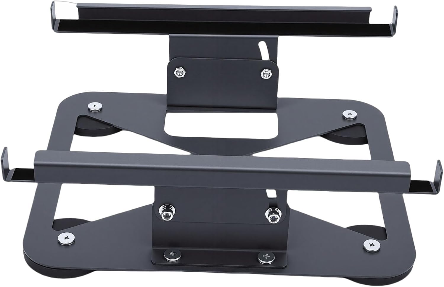 Satellite Dish Mounting Kit, Carbon Steel Adjustable Bracket for Mini Rectangular Antenna with 220lb Magnetic Base for RVs Cars