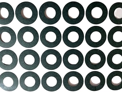 Electrical Insulating Adhesive Mat for Battery Cell terminal Insulation-for 18650 & 32650 - pack of 100 (100 rings) (18650)