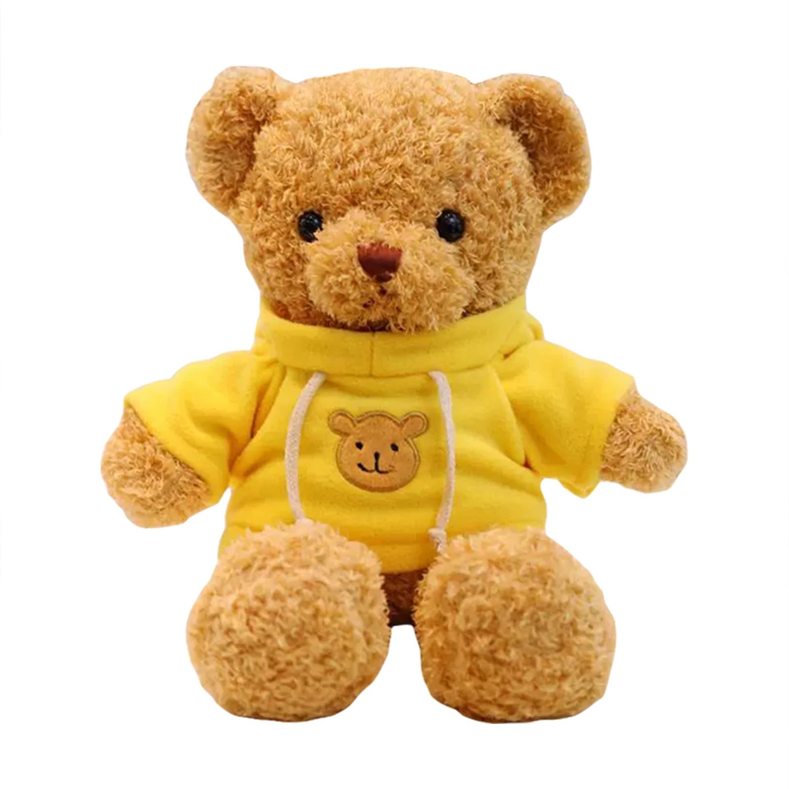 Teddybär Weiches Fell Teddybär mit Kapuze Tatzendruck Plüschtier Kuscheltier Stofftier Geschenk (100CM)