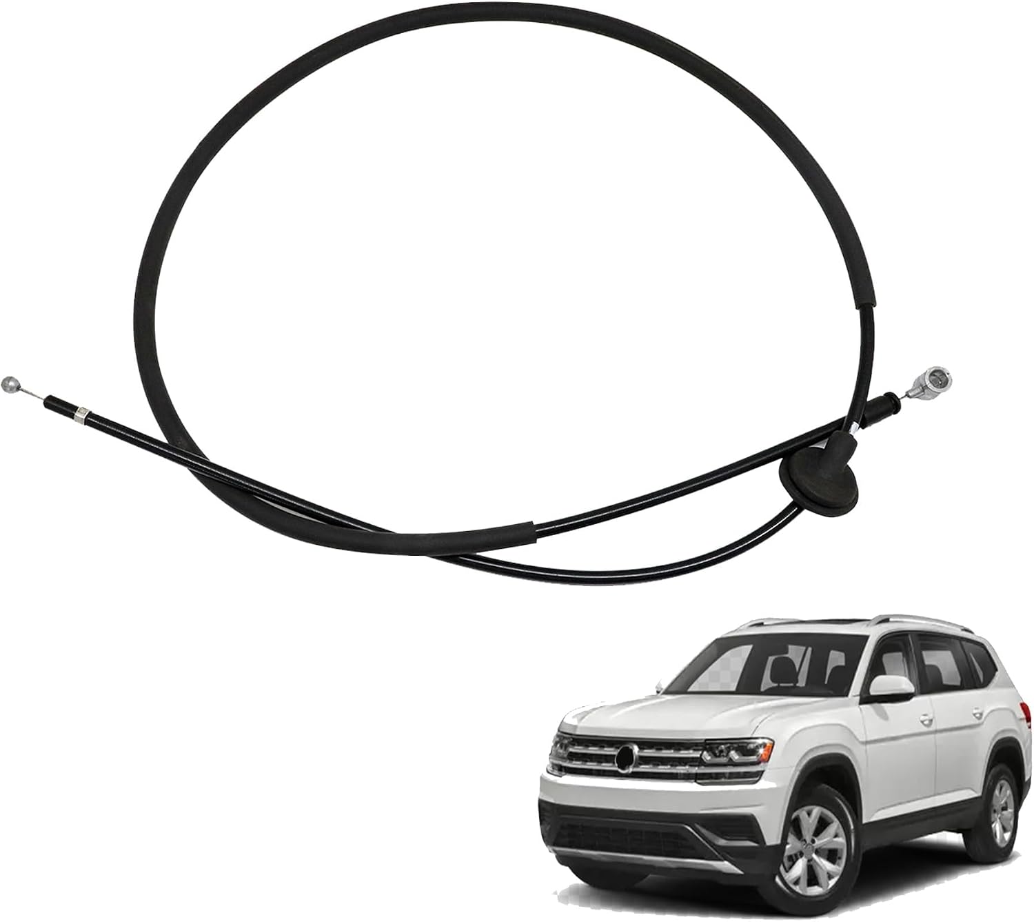 GXARTS Hood Latch Release Cable 3CM823535 3CM-823-535 Compatible With Volkswagen Atlas 2020 2021 2022 2023 Hood Latch Hood Lock Release Cable