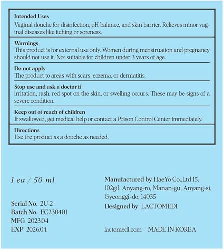 Miniatura 7 de Irrigación vaginal  Limpieza íntima para mujeres  Limpiador vaginal para ducha  Botella de ducha para mujer  1.7 onzas líquidas  11Box