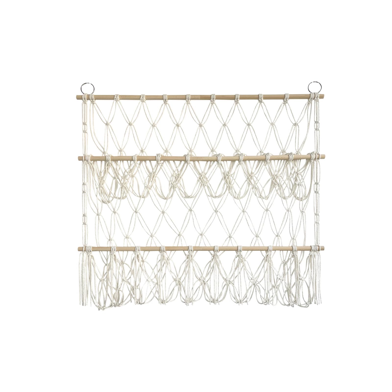 Amaca Porta Peluche Regolabile in Legno 70x80 cm per Giocattoli Organizzatore