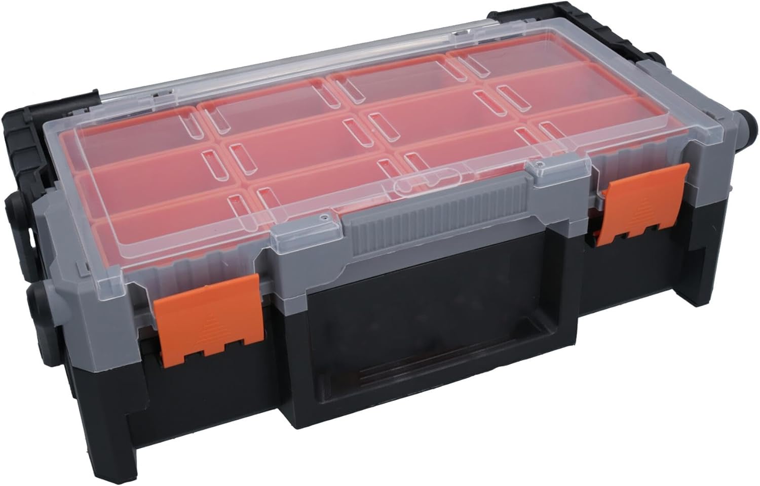 18in Cantilever Style Toolbox Tool Box Storage Container Organiser Compartment