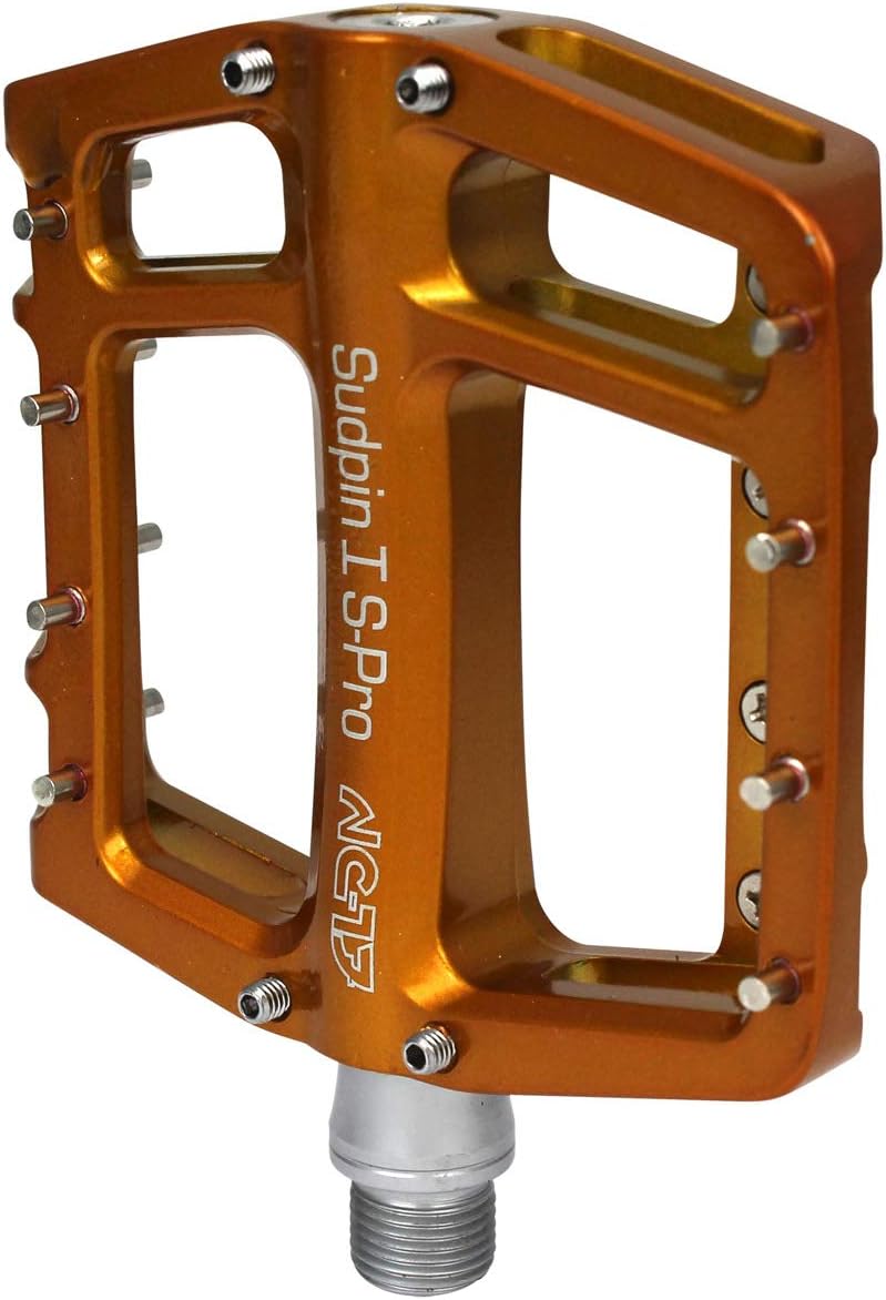 NC-17 Sudpin I S-Pro Aluminium Platform Pedal/Mountainbike Pedal/BMX Pedal/Precision Bearings + Cr-Mo Axis/Including Replacement pins