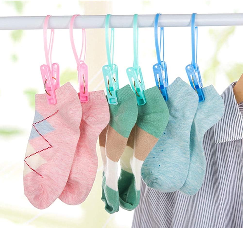 12Pcs/set Clothes Folder Plastic Underwear Laundry Clothes Storage Folder Windbreak Clips Household Clothes Clips