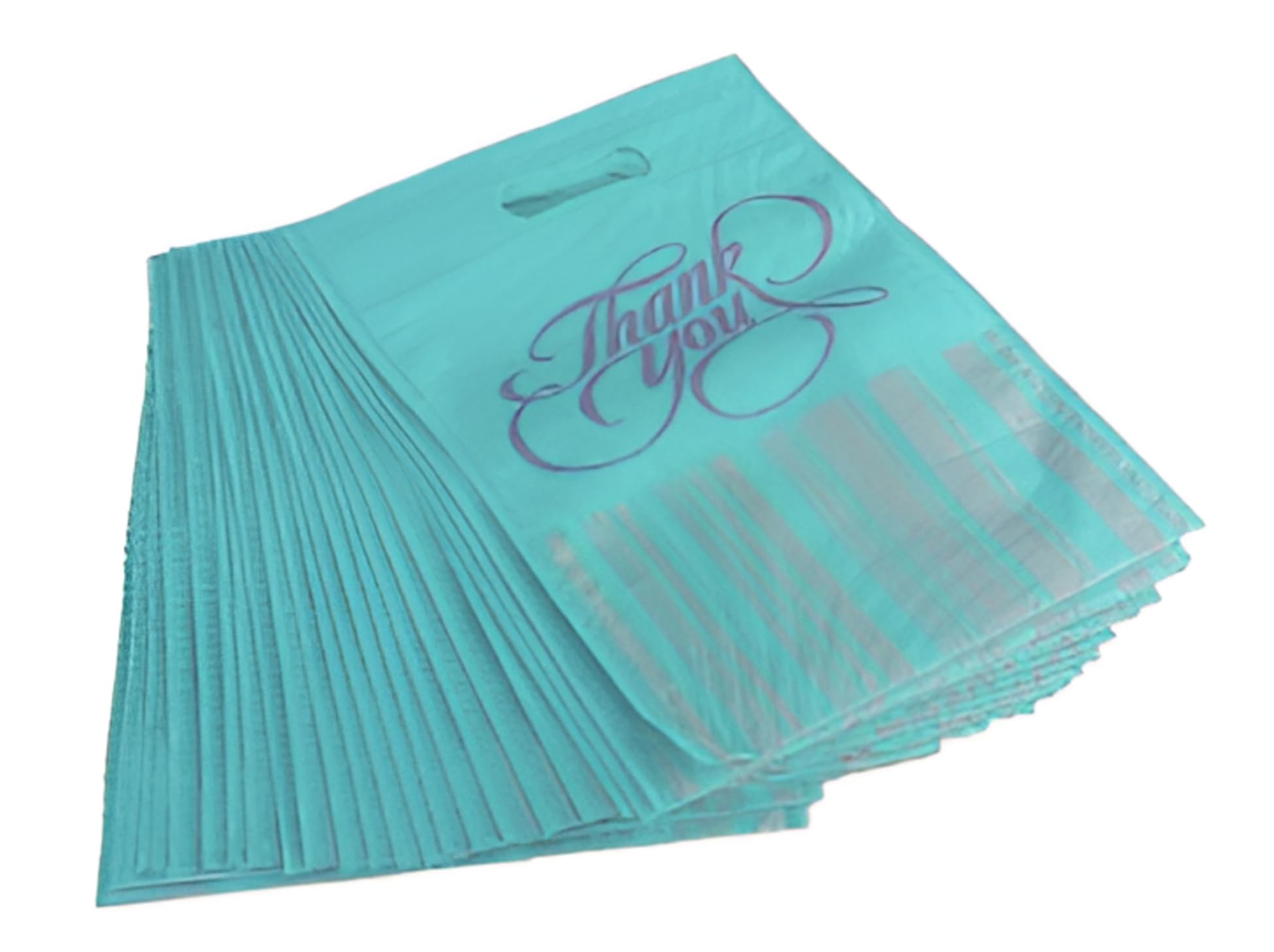 Turpuoise Blue Thank You Return Gift Bags (Pack of 50) All Functions return gift bags (Turquoise Blue (Pack of 100))