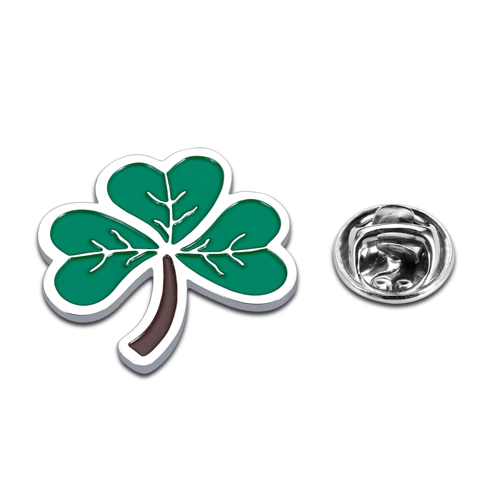 ACCOLIAMBERShamrock Buttons Lapel Pins Brooches Christmas Gifts for Women Men St Patricks Day Accessories Saint St. Pattys Day Decorations Gifts for Kid Green Clover Girl Lucky Decor Jewelry Birthday Valentine
